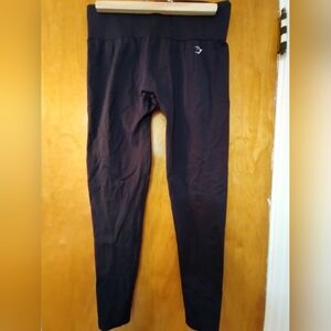 Gymshark Women's Leggings - Deep Black